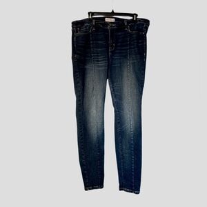 Lane Bryant Dark Blue Straight Leg Jeans Size 16